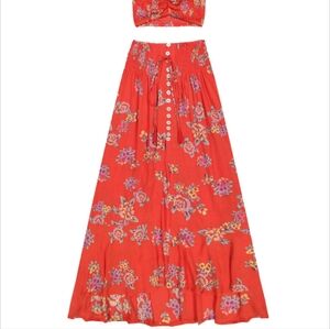 Tiare Hawaii Dakota skirt OS -red